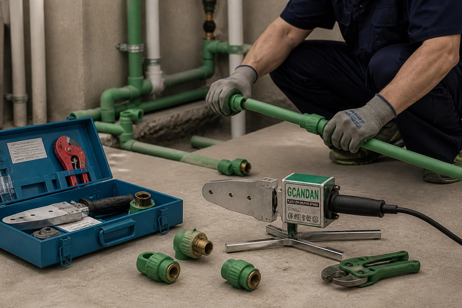 Blue Fusion heat-fusion welding — 260°C joining zone