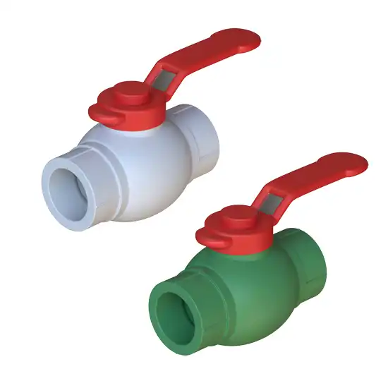 PPR Ball Valve with AL + metal handle